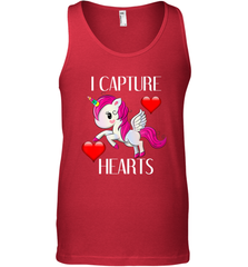Girls Valentine's Day Unicorn I Capture Hearts Kids Gift Men's Tank Top Men's Tank Top - FordPhuMy