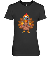 Cool Turkey Football Feathers Funny Thanksgiving Sports Gift Women's Premium T-Shirt Women's Premium T-Shirt - FordPhuMy