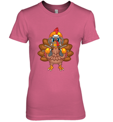 Cool Turkey Football Feathers Funny Thanksgiving Sports Gift Women's Premium T-Shirt Women's Premium T-Shirt - FordPhuMy