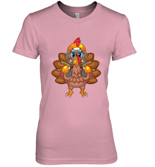 Cool Turkey Football Feathers Funny Thanksgiving Sports Gift Women's Premium T-Shirt Women's Premium T-Shirt - FordPhuMy