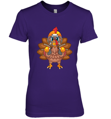 Cool Turkey Football Feathers Funny Thanksgiving Sports Gift Women's Premium T-Shirt Women's Premium T-Shirt - FordPhuMy