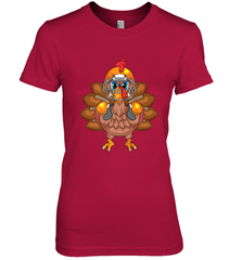 Cool Turkey Football Feathers Funny Thanksgiving Sports Gift Women's Premium T-Shirt Women's Premium T-Shirt - FordPhuMy
