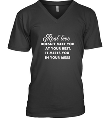 Real love funny quotes for valentine Men's V-Neck Men's V-Neck - FordPhuMy