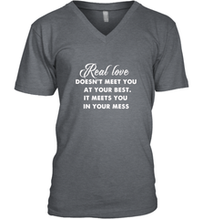 Real love funny quotes for valentine Men's V-Neck Men's V-Neck - FordPhuMy