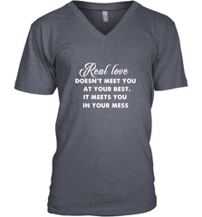 Real love funny quotes for valentine Men's V-Neck Men's V-Neck - FordPhuMy