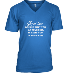 Real love funny quotes for valentine Men's V-Neck Men's V-Neck - FordPhuMy