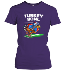 Cool Turkey Bowl _ Funny Thanksgiving Football Player Gift Women's T-Shirt Women's T-Shirt - FordPhuMy