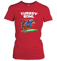 Cool Turkey Bowl _ Funny Thanksgiving Football Player Gift Women's T-Shirt Women's T-Shirt - FordPhuMy