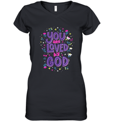 Christian Valentine's Day Women's V-Neck T-Shirt Women's V-Neck T-Shirt - FordPhuMy