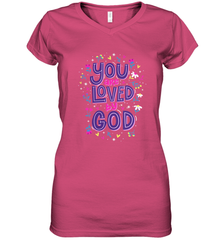 Christian Valentine's Day Women's V-Neck T-Shirt Women's V-Neck T-Shirt - FordPhuMy