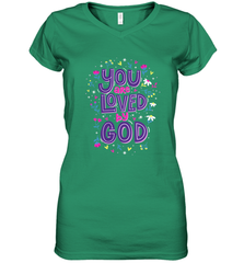 Christian Valentine's Day Women's V-Neck T-Shirt Women's V-Neck T-Shirt - FordPhuMy