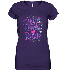Christian Valentine's Day Women's V-Neck T-Shirt Women's V-Neck T-Shirt - FordPhuMy
