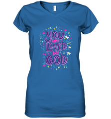 Christian Valentine's Day Women's V-Neck T-Shirt Women's V-Neck T-Shirt - FordPhuMy
