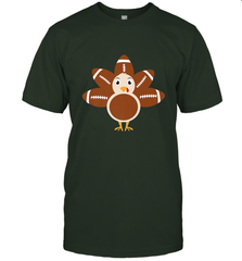 Funny Football Turkey Fall Thanksgiving Football Men's T-Shirt Men's T-Shirt - FordPhuMy