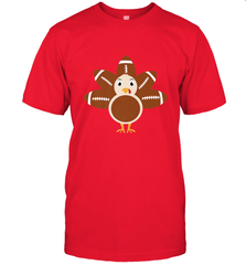 Funny Football Turkey Fall Thanksgiving Football Men's T-Shirt Men's T-Shirt - FordPhuMy