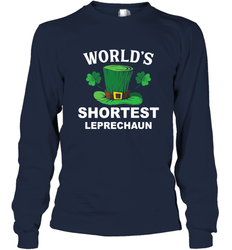 Shortest Leprechaun Funny Family St. Patrick's Day Long Sleeve T-Shirt