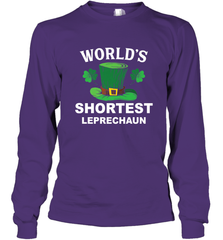 Shortest Leprechaun Funny Family St. Patrick's Day Long Sleeve T-Shirt Long Sleeve T-Shirt - FordPhuMy