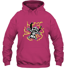 Disney Stitch Skeleton Halloween Hooded Sweatshirt Hooded Sweatshirt - FordPhuMy