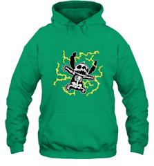 Disney Stitch Skeleton Halloween Hooded Sweatshirt Hooded Sweatshirt - FordPhuMy