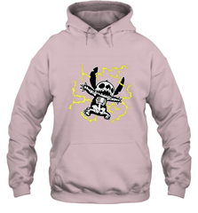 Disney Stitch Skeleton Halloween Hooded Sweatshirt Hooded Sweatshirt - FordPhuMy