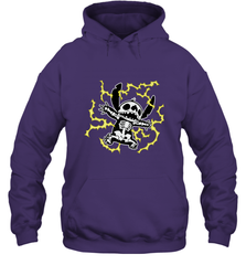 Disney Stitch Skeleton Halloween Hooded Sweatshirt Hooded Sweatshirt - FordPhuMy