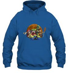 Disney Pixar Toy Story Halloween Moon Group Hooded Sweatshirt Hooded Sweatshirt - FordPhuMy