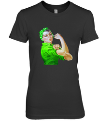 Rosie The Riveter St Patricks Day Women's Premium T-Shirt