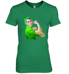 Rosie The Riveter St Patricks Day Women's Premium T-Shirt