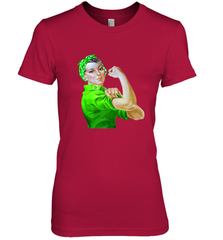 Rosie The Riveter St Patricks Day Women's Premium T-Shirt Women's Premium T-Shirt - FordPhuMy