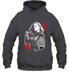 Avengers Endgame Captain Marvel Tag Poster Hooded Sweatshirt Hooded Sweatshirt - FordPhuMy