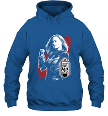 Avengers Endgame Captain Marvel Tag Poster Hooded Sweatshirt Hooded Sweatshirt - FordPhuMy