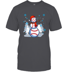 DABBING BASEBALL SNOWMAN _ Christmas Funny Men's T-Shirt Men's T-Shirt - FordPhuMy