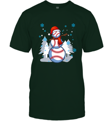 DABBING BASEBALL SNOWMAN _ Christmas Funny Men's T-Shirt Men's T-Shirt - FordPhuMy