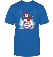 DABBING BASEBALL SNOWMAN _ Christmas Funny Men's T-Shirt Men's T-Shirt - FordPhuMy