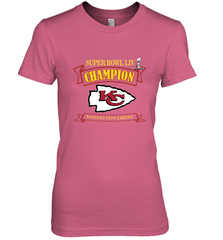 Kansas City Chiefs NFL Pro Line by Fanatics Super Bowl LIV Champions Women's Premium T-Shirt Women's Premium T-Shirt - FordPhuMy