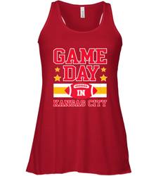 NFL Kansas City Game Day Football Home Team Women's Racerback Tank