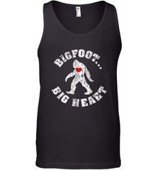 Bigfoot Heart Valentine's Day Lover Art Graphics Great Gift Men's Tank Top Men's Tank Top - FordPhuMy