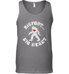 Bigfoot Heart Valentine's Day Lover Art Graphics Great Gift Men's Tank Top Men's Tank Top - FordPhuMy