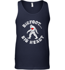 Bigfoot Heart Valentine's Day Lover Art Graphics Great Gift Men's Tank Top Men's Tank Top - FordPhuMy