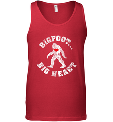 Bigfoot Heart Valentine's Day Lover Art Graphics Great Gift Men's Tank Top Men's Tank Top - FordPhuMy