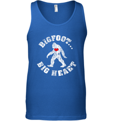 Bigfoot Heart Valentine's Day Lover Art Graphics Great Gift Men's Tank Top Men's Tank Top - FordPhuMy