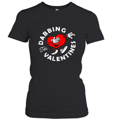 Dabbing Heart For Valentine's Day Art Graphics Heart Gift Women's T-Shirt Women's T-Shirt - FordPhuMy