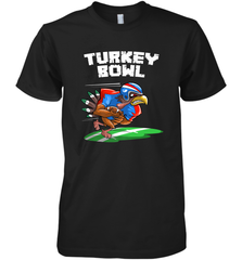 Cool Turkey Bowl _ Funny Thanksgiving Football Player Gift Men's Premium T-Shirt Men's Premium T-Shirt - FordPhuMy