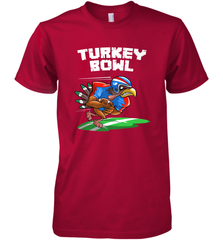 Cool Turkey Bowl _ Funny Thanksgiving Football Player Gift Men's Premium T-Shirt Men's Premium T-Shirt - FordPhuMy