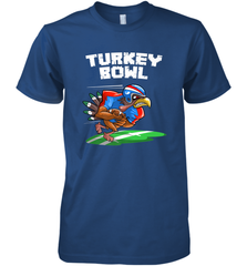 Cool Turkey Bowl _ Funny Thanksgiving Football Player Gift Men's Premium T-Shirt Men's Premium T-Shirt - FordPhuMy