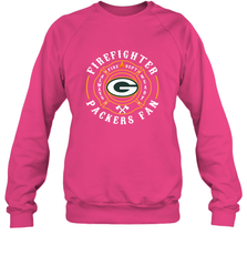Green Bay Packers NFL Pro Line Green Firefighter Crewneck Sweatshirt Crewneck Sweatshirt - FordPhuMy