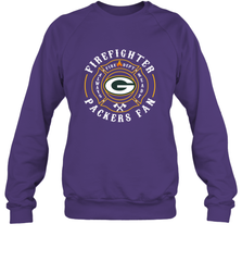 Green Bay Packers NFL Pro Line Green Firefighter Crewneck Sweatshirt Crewneck Sweatshirt - FordPhuMy
