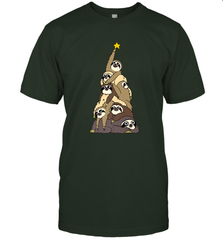 Merry Christmas Merry Slothmas Sloth Christmas Tree Xmas Men's T-Shirt Men's T-Shirt - FordPhuMy