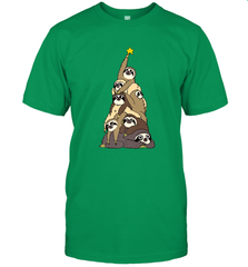 Merry Christmas Merry Slothmas Sloth Christmas Tree Xmas Men's T-Shirt Men's T-Shirt - FordPhuMy