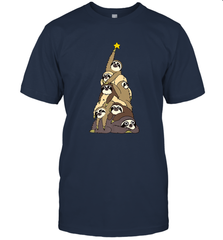 Merry Christmas Merry Slothmas Sloth Christmas Tree Xmas Men's T-Shirt Men's T-Shirt - FordPhuMy